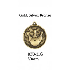 Ten Pin Medal 1073-15G  - 50mm