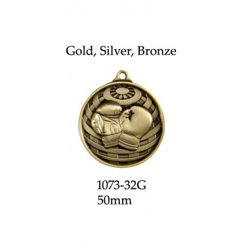 Boxing Medals 1073-32G, S or B - 50mm