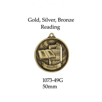 Knowledge Reading Medals 1073-49G - 50mm