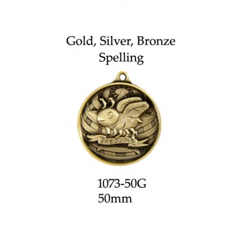 Knowledge Spelling Medals 1073-50G - 50mm