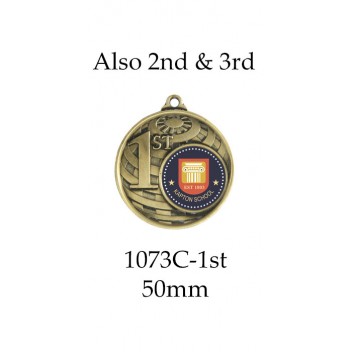 Knowledge Dux Medals 1073-C-1st -  G, S & B - 50mm