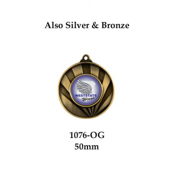 Baseball Softball Medals - 1076-OG Medal 50mm