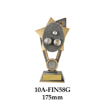 Lawn Bowls Trophies 10A-FIN58G - 175mm Also 200mm & 230mm