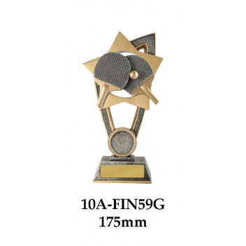 Table Tennis Trophies 10A-FIN59G - 175mm Also 200mm & 230mm