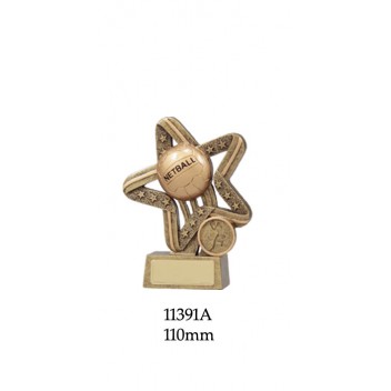 Netball Trophies 11391A - 110mm Also 135mm & 155mm