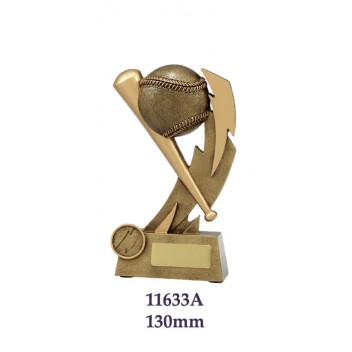 Baseball Softball Trophies 11633A  - 130mm Also 153mm & 178mm