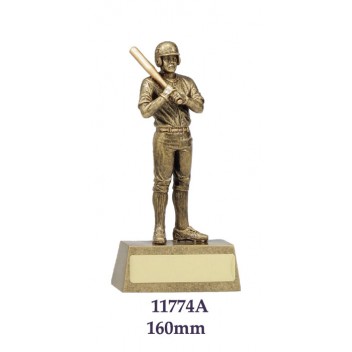 Baseball Softball Trophies Male 11774A  - 160mm