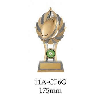 Rugby Trophies 11A-CF6G - 175mm Also 200mm & 230mm