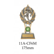Rugby Trophies 11A-CF6M - 175mm Also 200mm & 230mm
