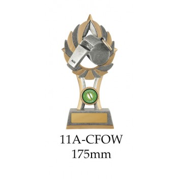 Rugby Trophies Whistle 11A-CFOW - 175mm Also 200mm & 230mm