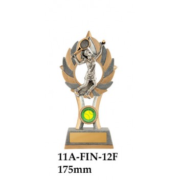 Tennis Trophies  Female 11A-FIN-12F - 175mm Also 200mm & 225mm