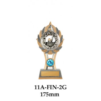Swimming Trophies 11A-FIN-2G - 175mm aLSO 200mm & 230mm