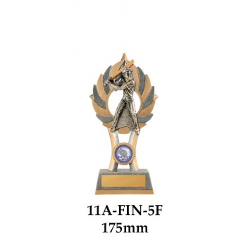 Baseball Trophies Female 11A-FIN-5F - 175mm Also 200mm & 230mm