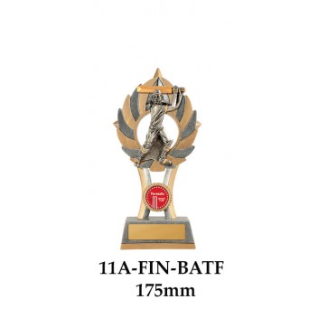 Cricket Trophies Batsman Female 11A-FIN-1BATF - 175mm Also 200mm & 230mm