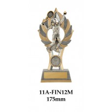 Tennis Trophies  Male 11A-FIN-12M - 175mm Also 200mm & 240mm