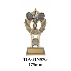 Badminton Trophies 11A-FIN57G - 175mm Also 200mm & 230mm