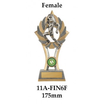Rugby Trophies 11A-FIN6F - 175mm Also 200mm & 230mm