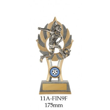 Soccer Trophies  Female 11A-FIN9F - 175mm Also 200mm & 230mm