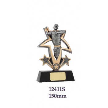 Cricket Trophies 12411S - 150mm Also 190mm & 225mm