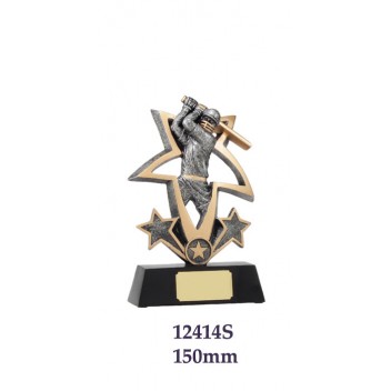 Cricket Trophies 12414S - 150mm Also 190mm & 225mm