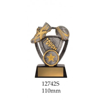 Touch Football Trophies 12742S - 110mm Also 130mm & 150mm