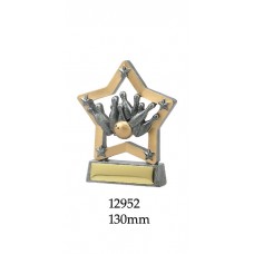 Ten Pin Bowling Trophies 12952 - 130mm