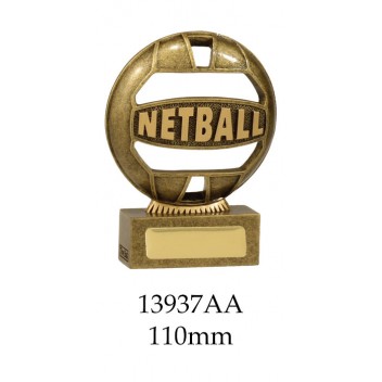 Netball Trophies 13937AA - 110mm