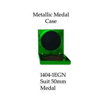 Medals Case Metallic Green - 1404/1EGN - 92mm x 92mm suit 50mm Medal