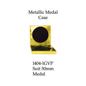 Medals Case Metallic Yellow - 1404/1GVP - 92mm x 92mm suit 50mm Medal