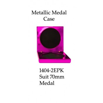 Medals Case Metallic Pink - 1404/2EPK - 92mm x 92mm suit 70mm Medal
