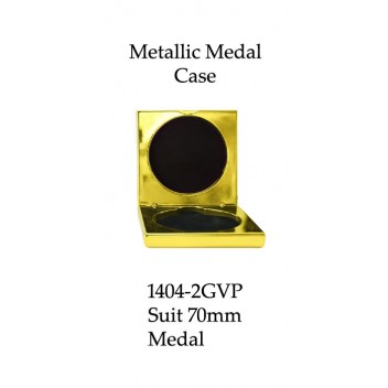Medals Case Metallic Yellow - 1404/2GVP - 92mm x 92mm suit 70mm Medal