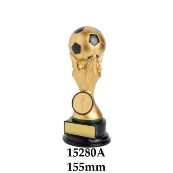 Soccer Trophies 15280A - 155mm Also 180mm 260mm & 350mm