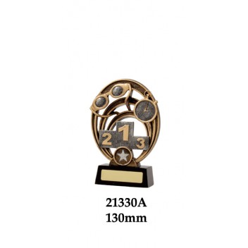 Swimming Trophies 21330A - 130mm Also 155mm & 180mm