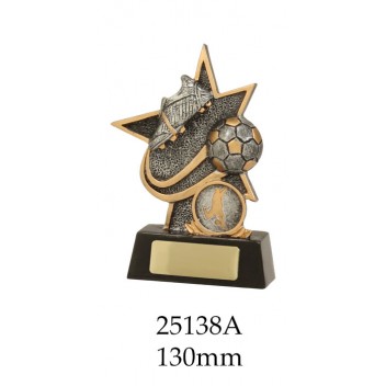 Soccer Trophies 25138A - 130mm Also 155mm & 180mm