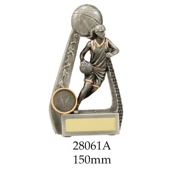 Basketball Trophies Female 28061A - 150mm Also 175mm