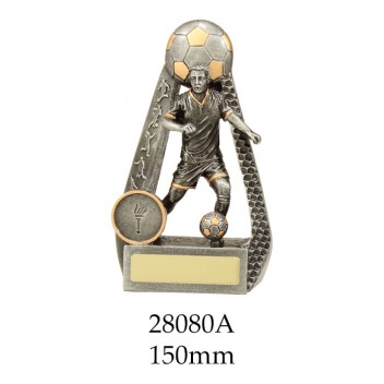 Soccer Trophies Male 28080A - 150mm Also 175mm 200mm & 230mm