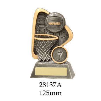 Netball Trophies 28137A - 125mm Also 28137B