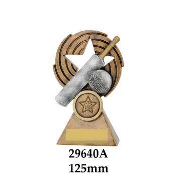 Cricket Trophies 29640A - 125mm Also 155mm & 185mm