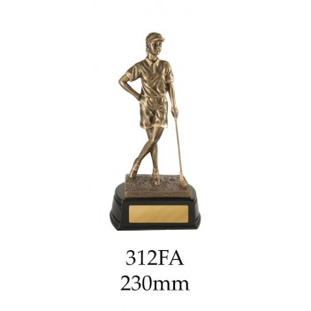 Golf Trophies Female 312FA - 230mm Also 330mm