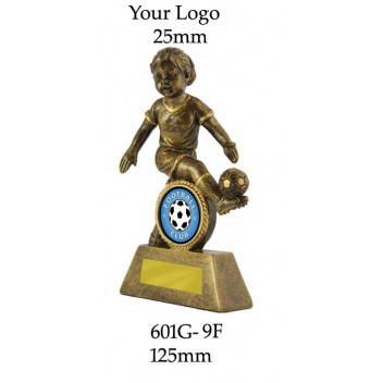 Soccer Trophies Female 601G-9F - 125mm