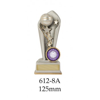 Netball Trophies 612-8A - 125mm Also 150mm 175mm 200mm& 225mm 