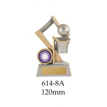 Netball Trophies 614-8A - 120mm Also 140mm & 155mm
