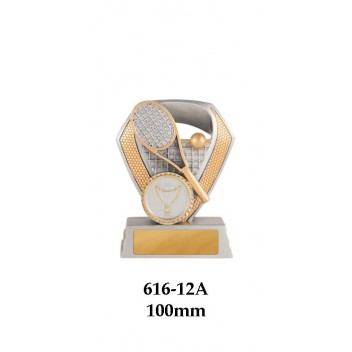 Tennis Trophies  616-12A - 100mm Also 120mm & 140mm