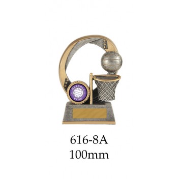 Netball Trophies 616-8A - 100mm Also 120mm & 140mm