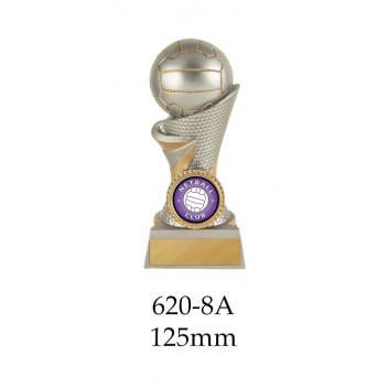 Netball Trophies 620-8A - 125mm Also 150mm 175mm 200mm 225mm