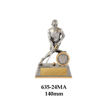 Hockey Trophies Male 635-24MA - 140mm Also 180mm & 225mm 