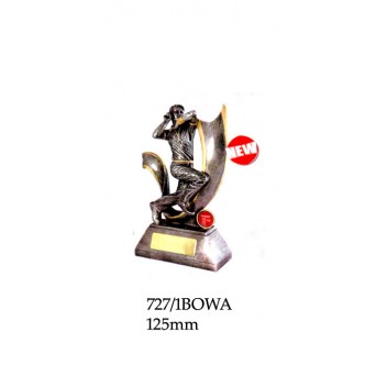 Cricket Trophies 727-1BOWA - 125mm Also 150mm 160mm & 175mm