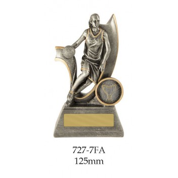 Basketball Trophies Female 727-7FA - 125mm Also 150mm, 175mm & 200mm