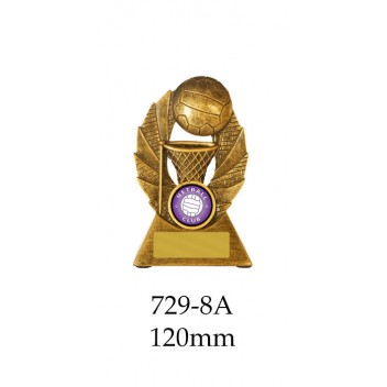 Netball Trophies 729-8A - 120mm Also 140mm & 155mm