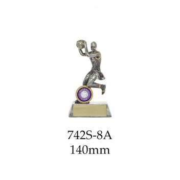 Netball Trophies 742S-8A - 140mm Also 160mm & 200mm